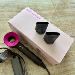 Dyson Supersonic™ First-generation Hair Dryer (Iron/Fuchsia) Authentic